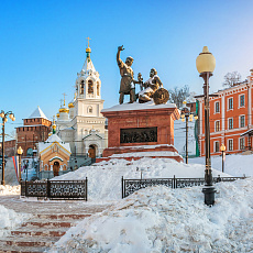 "Новогодний Нижний Новгород + Городец" Без ночных переездов!